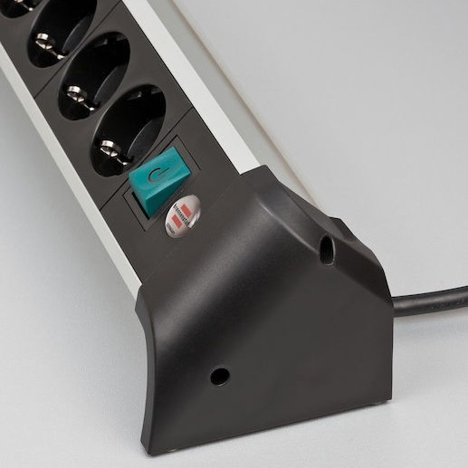 Brennenstuhl Πολύπριζο Ασφαλείας 6 Θέσεων με Καλώδιο 3m