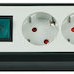 Brennenstuhl Premium-Line 6 Πολύπριζο Ασφαλείας 6 Θέσεων με Διακόπτη και Καλώδιο 3m
