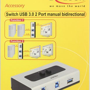 DeLock Switch USB 3.0 2 port