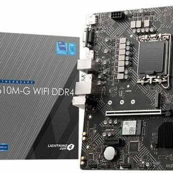 MSI Pro H610M-G WIFI DDR4 Motherboard Micro ATX με Intel 1700 Socket