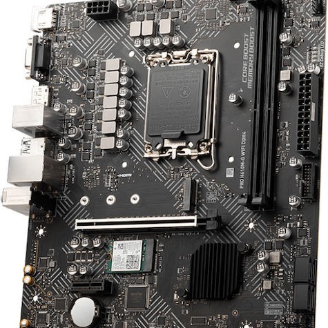 MSI Pro H610M-G WIFI DDR4 Motherboard Micro ATX με Intel 1700 Socket