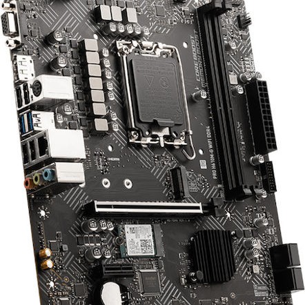 MSI Pro H610M-G WIFI DDR4 Motherboard Micro ATX με Intel 1700 Socket