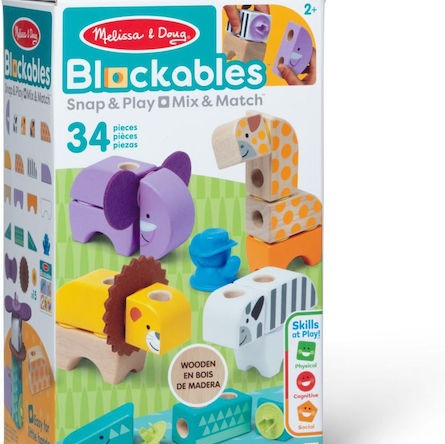 Melissa & Doug Παιχνίδι Κατασκευών Ξύλινo