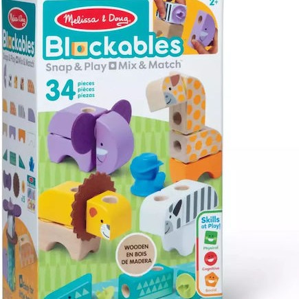 Melissa & Doug Παιχνίδι Κατασκευών Ξύλινo
