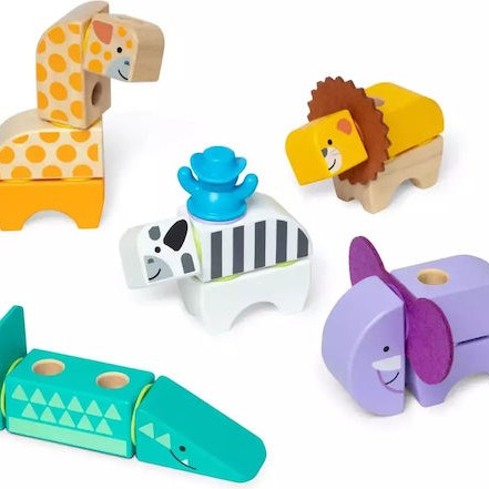 Melissa & Doug Παιχνίδι Κατασκευών Ξύλινo