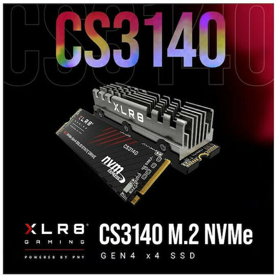 PNY XLR8 CS3140 SSD 4TB M.2 NVMe PCI Express 4.0