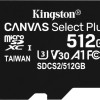 Kingston Canvas Select Plus microSDXC 512GB Class 10 U3 V30 A1 UHS-I