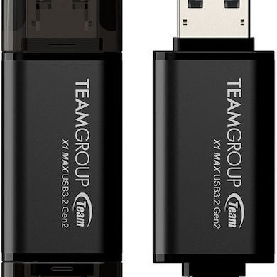 TeamGroup X1 Max 256GB USB 3.2 Stick Μαύρο
