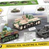 Cobi Τουβλάκια Renault R35 - Valentine IX - Panzer I για 7+ Ετών 595τμχ