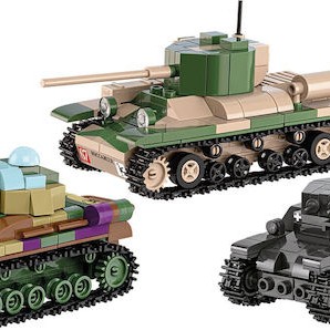 Cobi Τουβλάκια Renault R35 - Valentine IX - Panzer I για 7+ Ετών 595τμχ