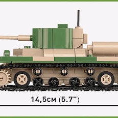 Cobi Τουβλάκια Renault R35 - Valentine IX - Panzer I για 7+ Ετών 595τμχ