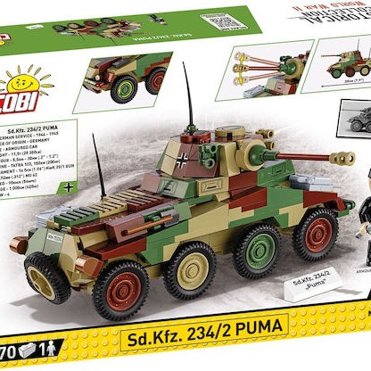 Cobi Τουβλάκια Historical Collection World War II Sd.Kfz.234-2 Puma για 7+ Ετών 470τμχ