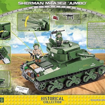 Cobi Τουβλάκια Sherman M4A3E2 Jumbo για 11+ Ετών 720τμχ