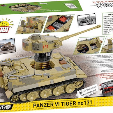 Cobi Τουβλάκια Panzer VI Tiger Νο131 για 7+ Ετών 1275τμχ