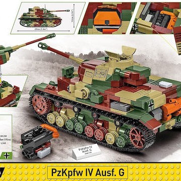 Cobi Τουβλάκια Wwii Pzkpfw Iv Ausf.g για 10+ Ετών 1107τμχ