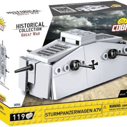 Cobi Τουβλάκια Sturmpanzerwagen A7V για 6+ Ετών 20τμχ