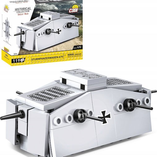 Cobi Τουβλάκια Sturmpanzerwagen A7V για 6+ Ετών 20τμχ