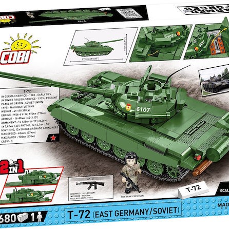Cobi Τουβλάκια Historical Collection T-72 East Germany - Soviet για 7+ Ετών 680τμχ