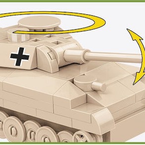 Cobi Τουβλάκια Panzer V Panther για 6+ Ετών 126τμχ