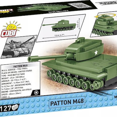Cobi Τουβλάκια Patton M48 για 6+ Ετών 127τμχ