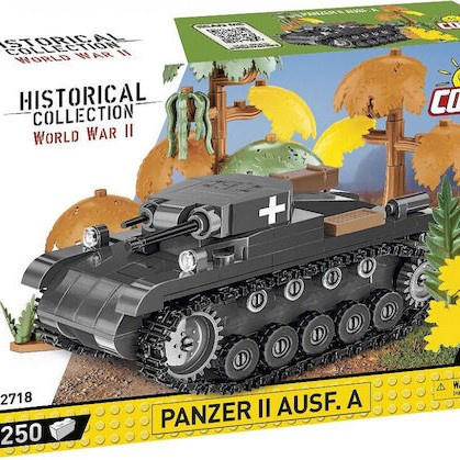 Cobi Τουβλάκια Historical Collection WWII Panzer II Ausf. A για 7+ Ετών 250τμχ