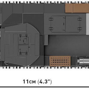 Cobi Τουβλάκια Historical Collection WWII Panzer II Ausf. A για 7+ Ετών 250τμχ