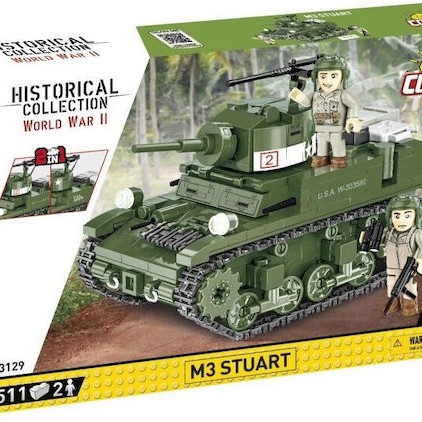 Cobi Τουβλάκια M3 Stuart 511τμχ