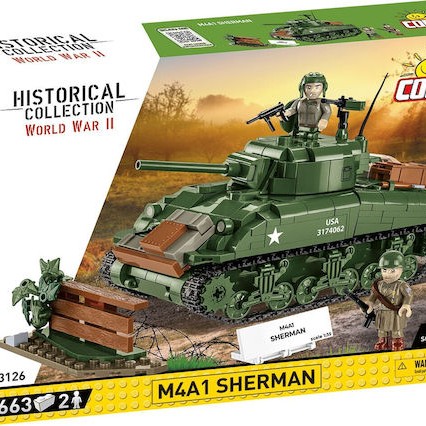 Cobi Τουβλάκια M4a1 Sherman 663τμχ