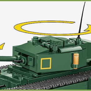 Cobi Τουβλάκια Mark Iv Churchuill 668τμχ