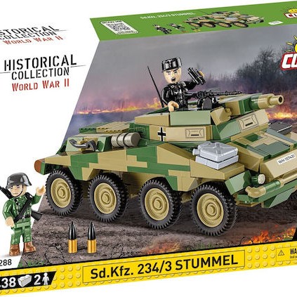Cobi Τουβλάκια Historical Collection Wwii Sd.kfz. 234-3 Stummel για 7+ Ετών 438τμχ