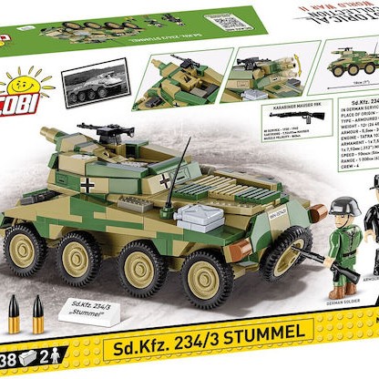 Cobi Τουβλάκια Historical Collection Wwii Sd.kfz. 234-3 Stummel για 7+ Ετών 438τμχ