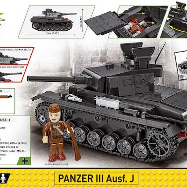 Cobi Τουβλάκια Historical Collection Wwii Panzer Ii Ausf.j για 7+ Ετών 590τμχ