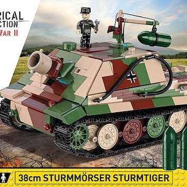 Cobi Τουβλάκια Historical Collection WWII Sturmmorser Sturmtiger για 7+ Ετών 1100τμχ