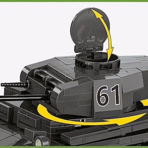 Cobi Τουβλάκια Tank Panzerkampfwagen Ii 813τμχ
