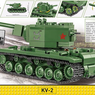 Cobi Τουβλάκια Historical Collection Wwii Kv-2 για 7+ Ετών 510τμχ