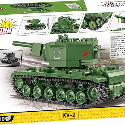 Cobi Τουβλάκια Historical Collection Wwii Kv-2 για 7+ Ετών 510τμχ