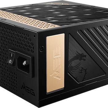 MSI MEG Ai1300P PCIE5 1300W Μαύρο Τροφοδοτικό Υπολογιστή Full Modular 80 Plus Platinum