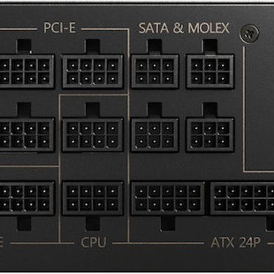 MSI MEG Ai1300P PCIE5 1300W Μαύρο Τροφοδοτικό Υπολογιστή Full Modular 80 Plus Platinum