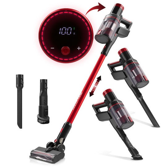 ProfiCare Pc-bs Επαναφορτιζόμενη Σκούπα Stick 22.2V Κόκκινη