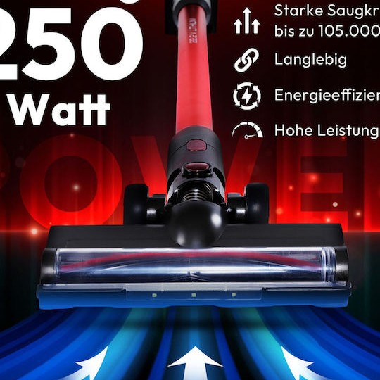 ProfiCare Pc-bs Επαναφορτιζόμενη Σκούπα Stick 22.2V Κόκκινη