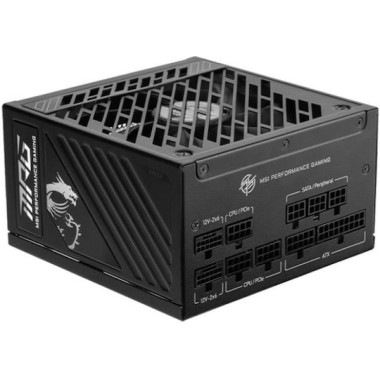 MSI MPG A1250GS PCIE5 1250W Μαύρο Τροφοδοτικό Υπολογιστή Full Modular 80 Plus Gold