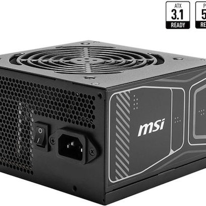 MSI MAG A750GN PCIE5 750W Μαύρο Τροφοδοτικό Υπολογιστή Full Wired 80 Plus Gold