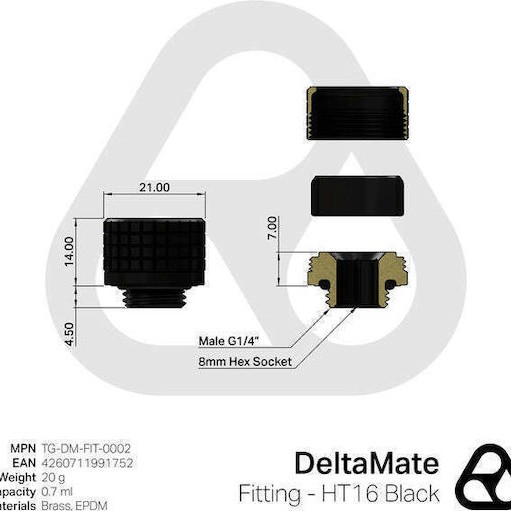 Thermal Grizzly Μαύρο
