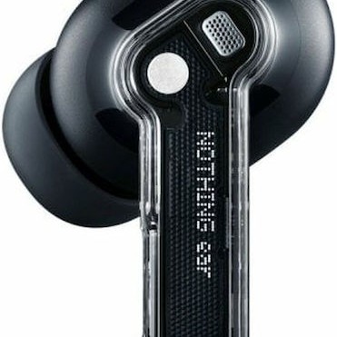Nothing Ear In-ear Bluetooth Handsfree Ακουστικά με Αντοχή στον Ιδρώτα και Θήκη Φόρτισης Μαύρα