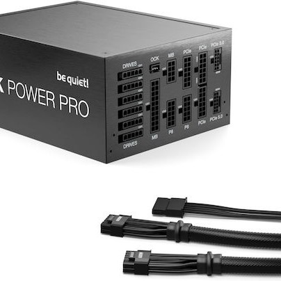 Be Quiet Dark Power Pro 13 1300W Μαύρο Τροφοδοτικό Υπολογιστή Full Modular 80 Plus Titanium