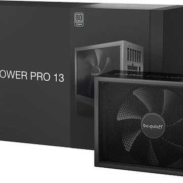 Be Quiet Dark Power Pro 13 1300W Μαύρο Τροφοδοτικό Υπολογιστή Full Modular 80 Plus Titanium