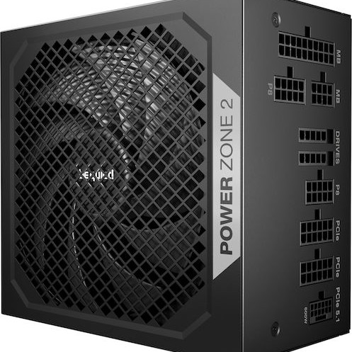 Be Quiet Power Zone 2 850W Μαύρο Τροφοδοτικό Υπολογιστή Full Modular 80 Plus Platinum