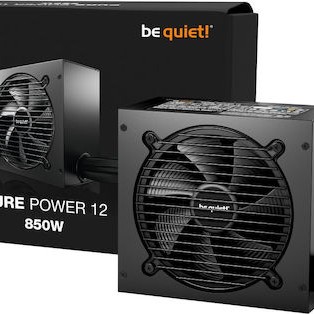 Be Quiet Pure Power 12 850W Μαύρο Τροφοδοτικό Υπολογιστή Full Wired 80 Plus Gold