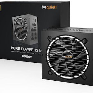 Be Quiet Pure Power 12 M 1000W Μαύρο Τροφοδοτικό Υπολογιστή Full Modular 80 Plus Gold