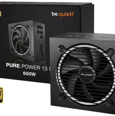 Be Quiet Pure Power 13 M 650W Μαύρο Τροφοδοτικό Υπολογιστή Full Modular 80 Plus Gold